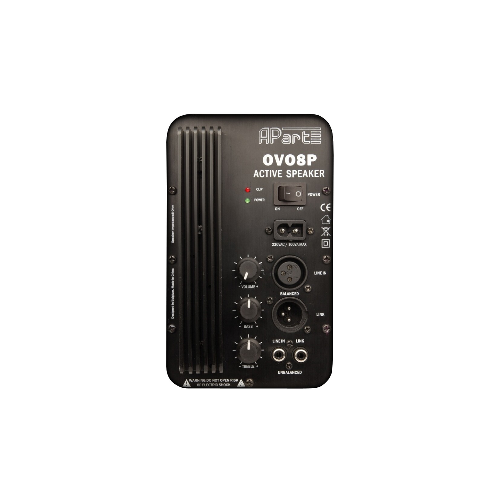 BIAMP - Apart Audio OVO8P Black