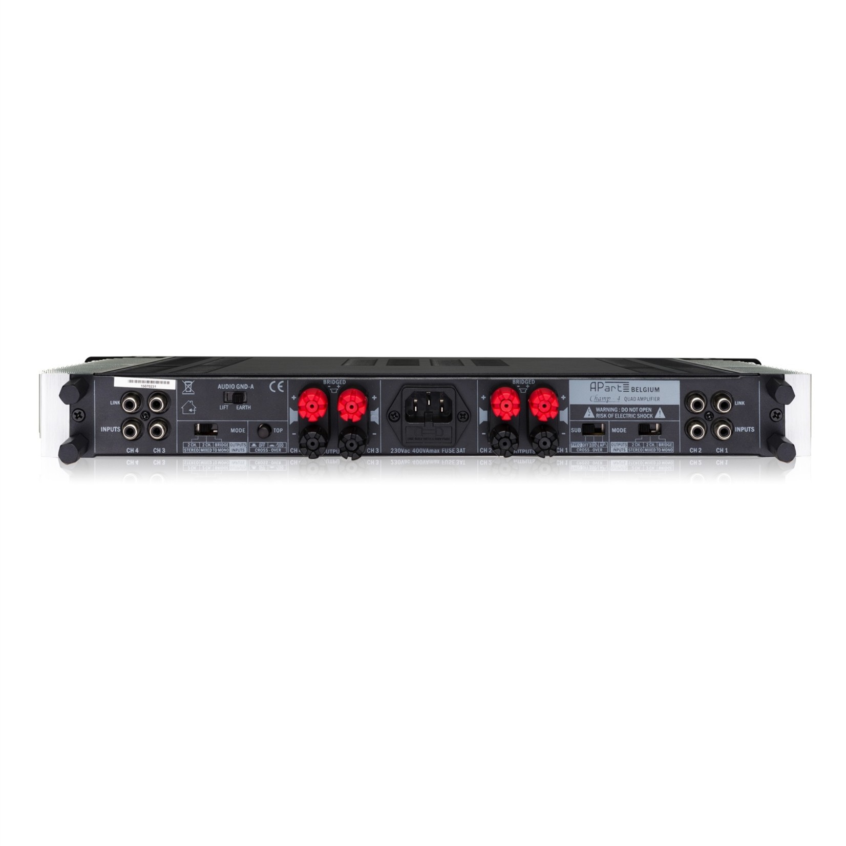 BIAMP CHAMP-4 Installatie Versterker