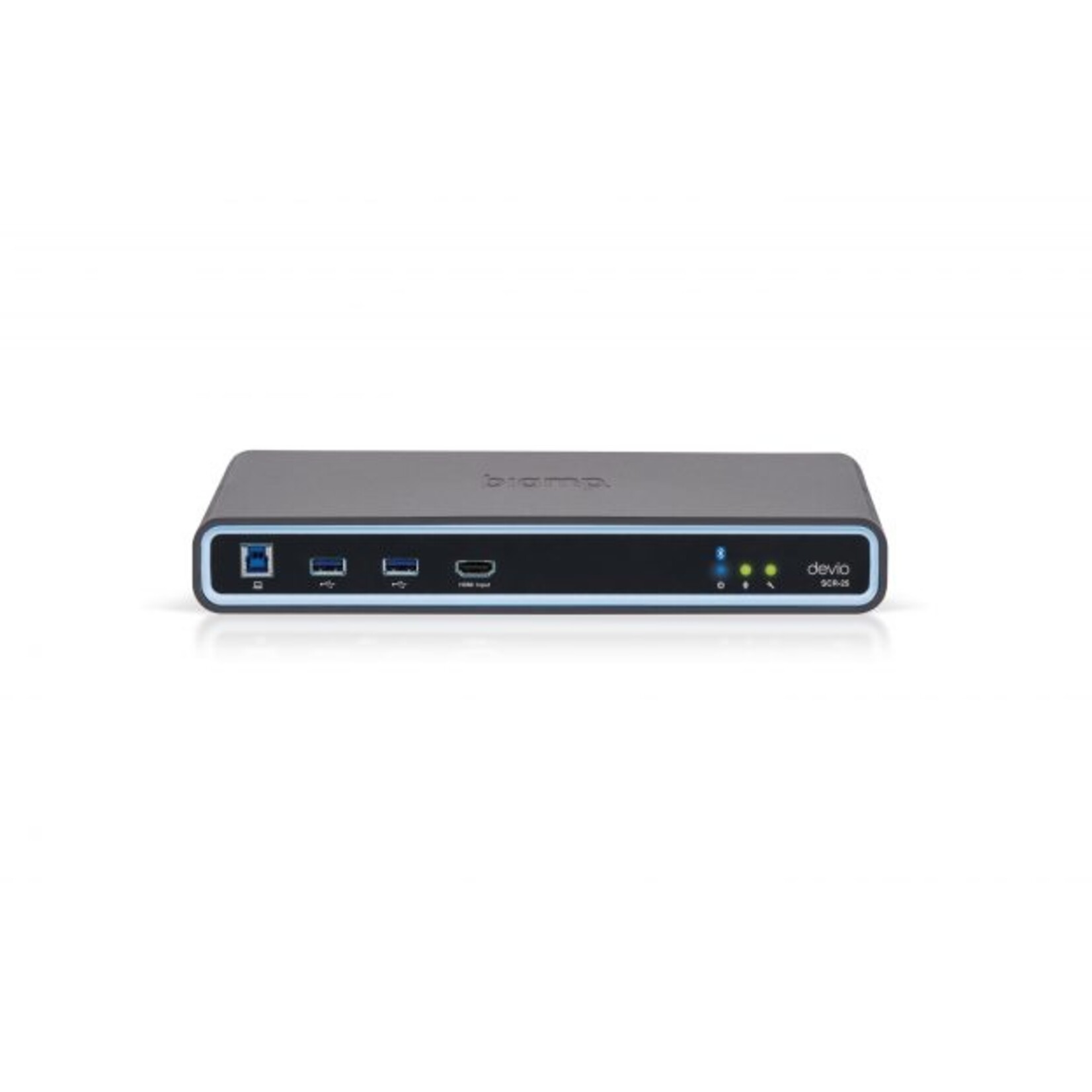 BIAMP Devio set, HDMI,USB,VOIP,Bluetooth,TTM tafel mic zwart