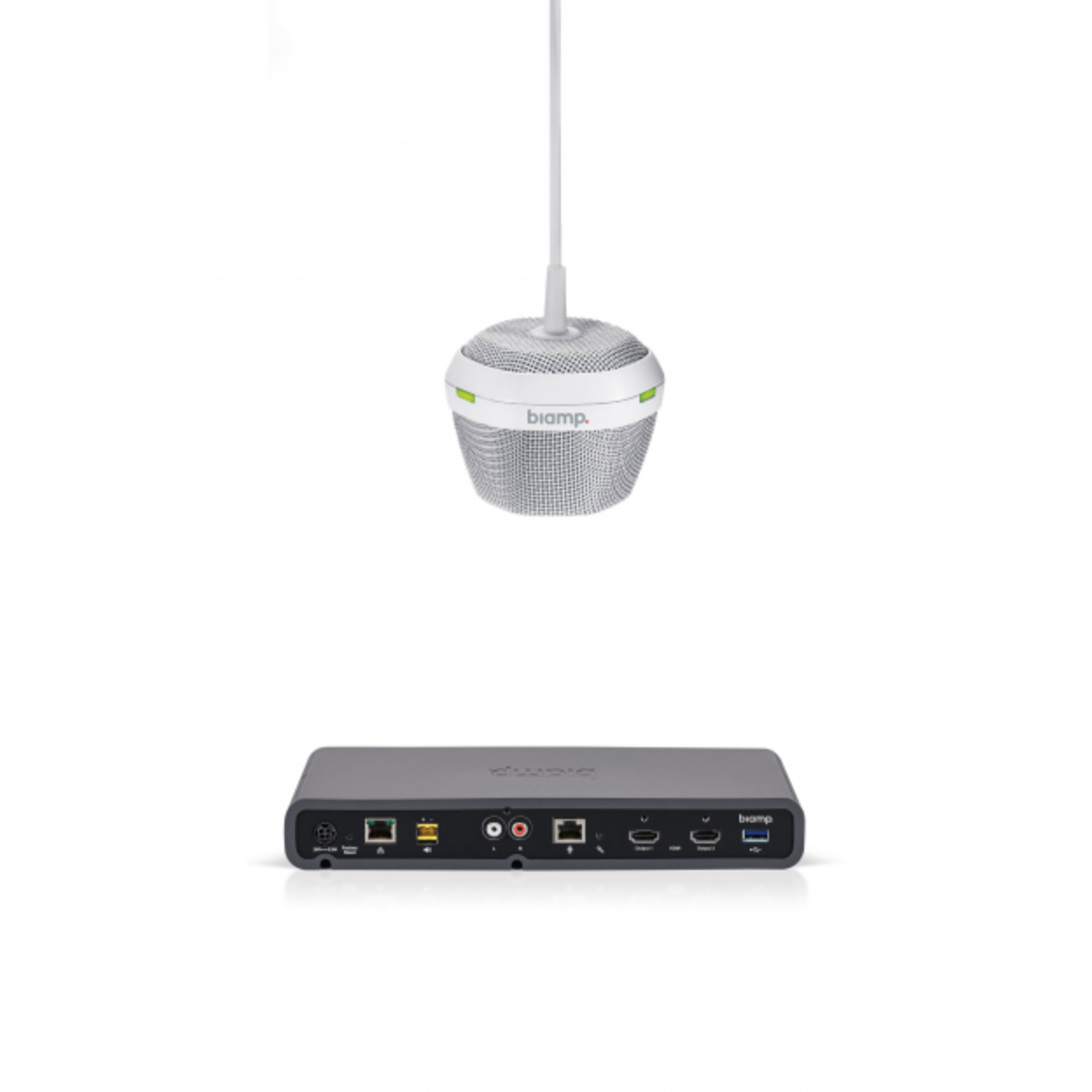 BIAMP Devio set, HDMI, USB, DCM plafond mic wit