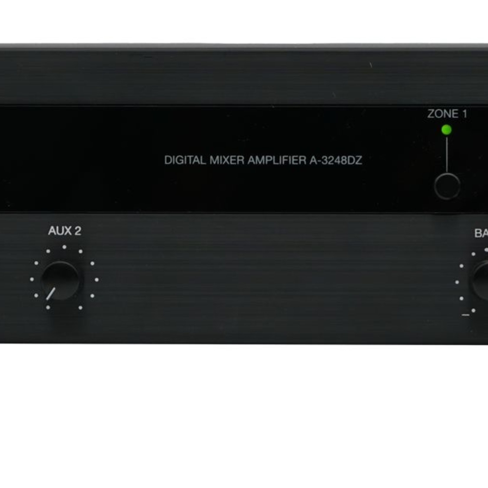 TOA Digitale mengversterker 5-zones met 3 mic-ingangen en 2 aux-ingangen en RJ45, 480 Watt / 100 Volt