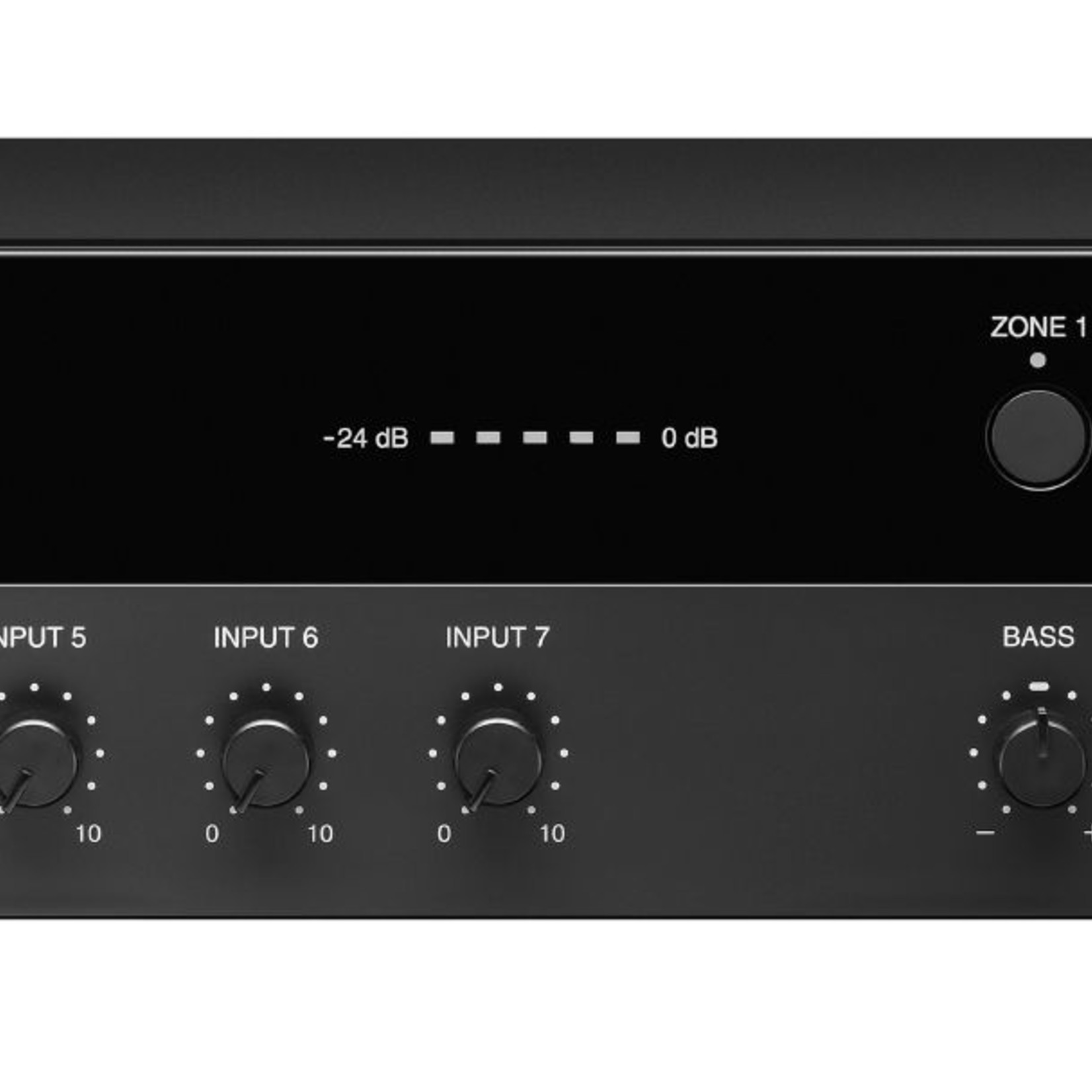 TOA Digitale mengversterker 2-zones met 7 mic/aux-ingangen, GUI en webbrowser remote, 240 Watt / 100 Volt