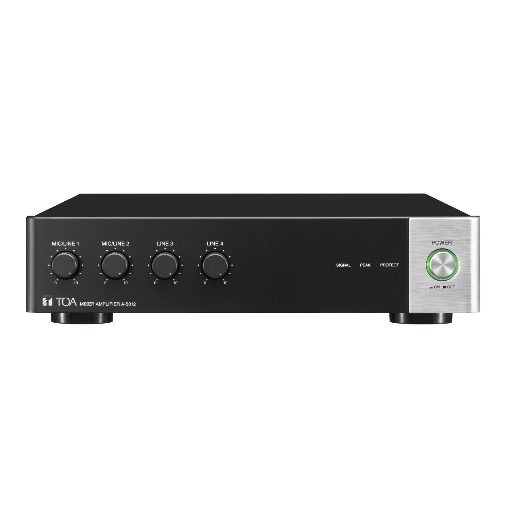TOA Compacte digitale mengversterker met 4 mic/aux-ingangen met progr. DSP 60 Watt / 100 Volt