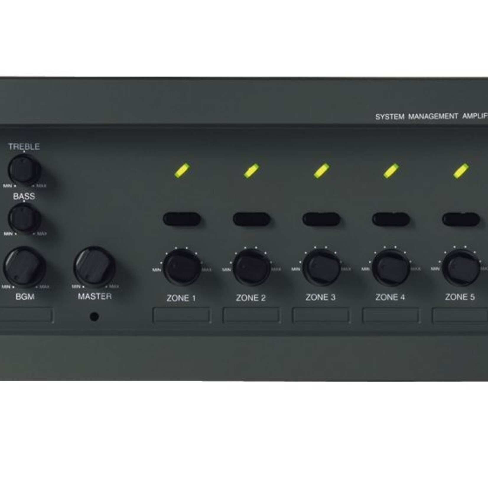 TOA Systeem mengversterker met 5 regel- en schakelbare uitgangen, 120-180 Watt / 100 Volt