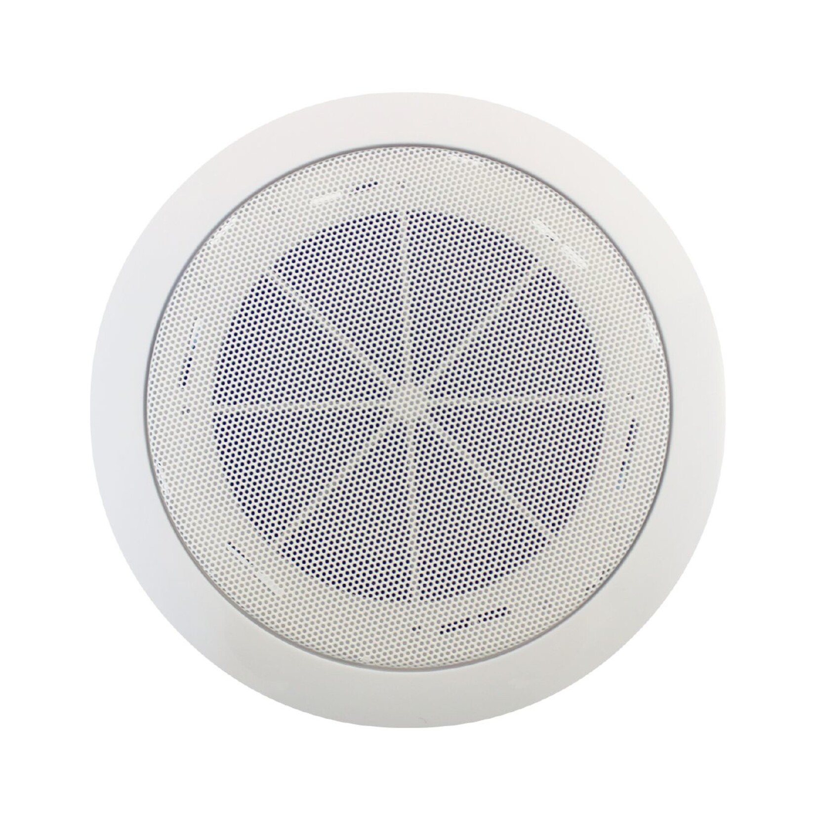 TOA 6-9 Watt 5" witte inbouwluidspreker (grille 18 cm.) met beugelklem bevestiging, zonder insteekklemmen
