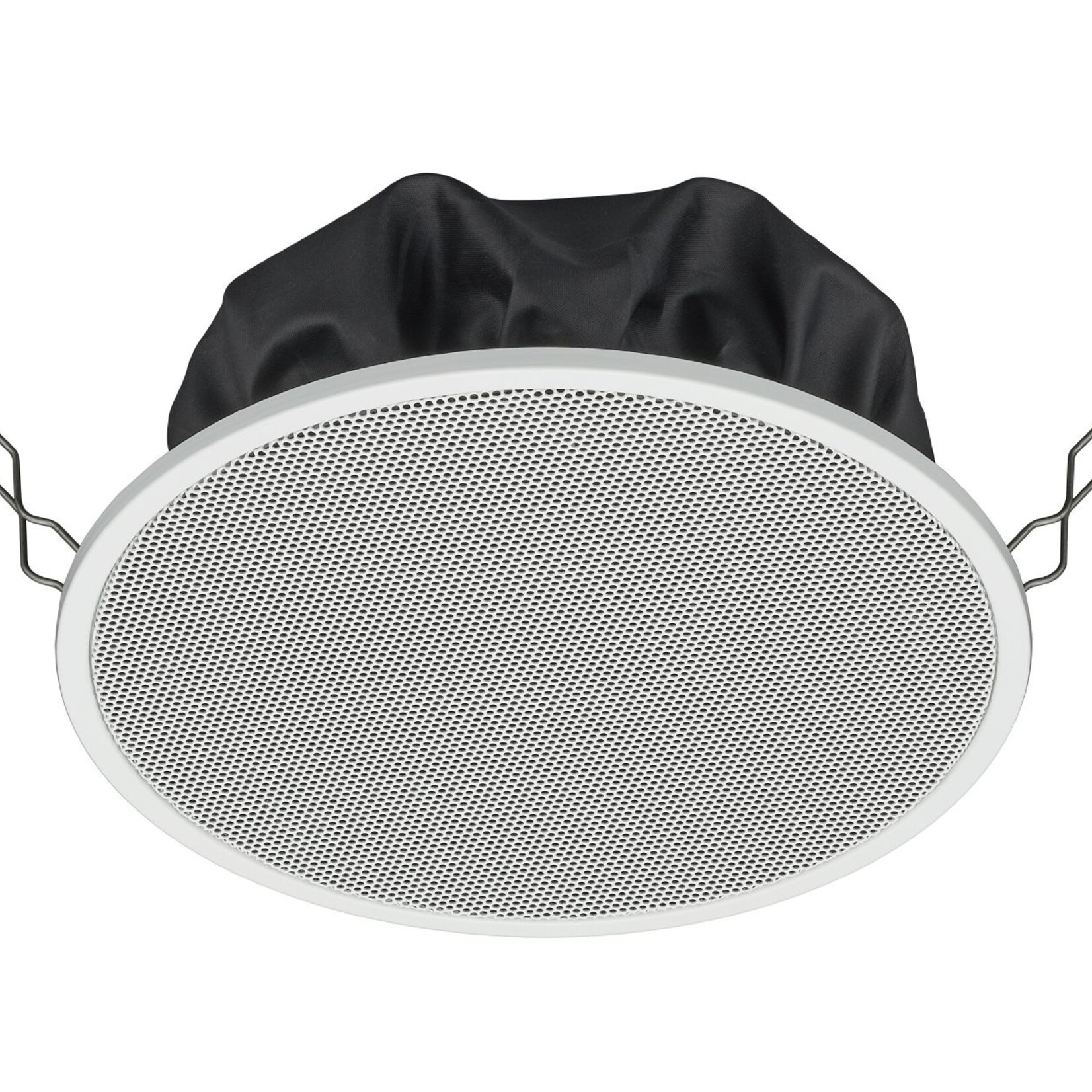 TOA 15-23 Watt 8" witte 2-weg inbouwluidspreker (grille 28 cm.) met snelklem systeem en insteekklemmen