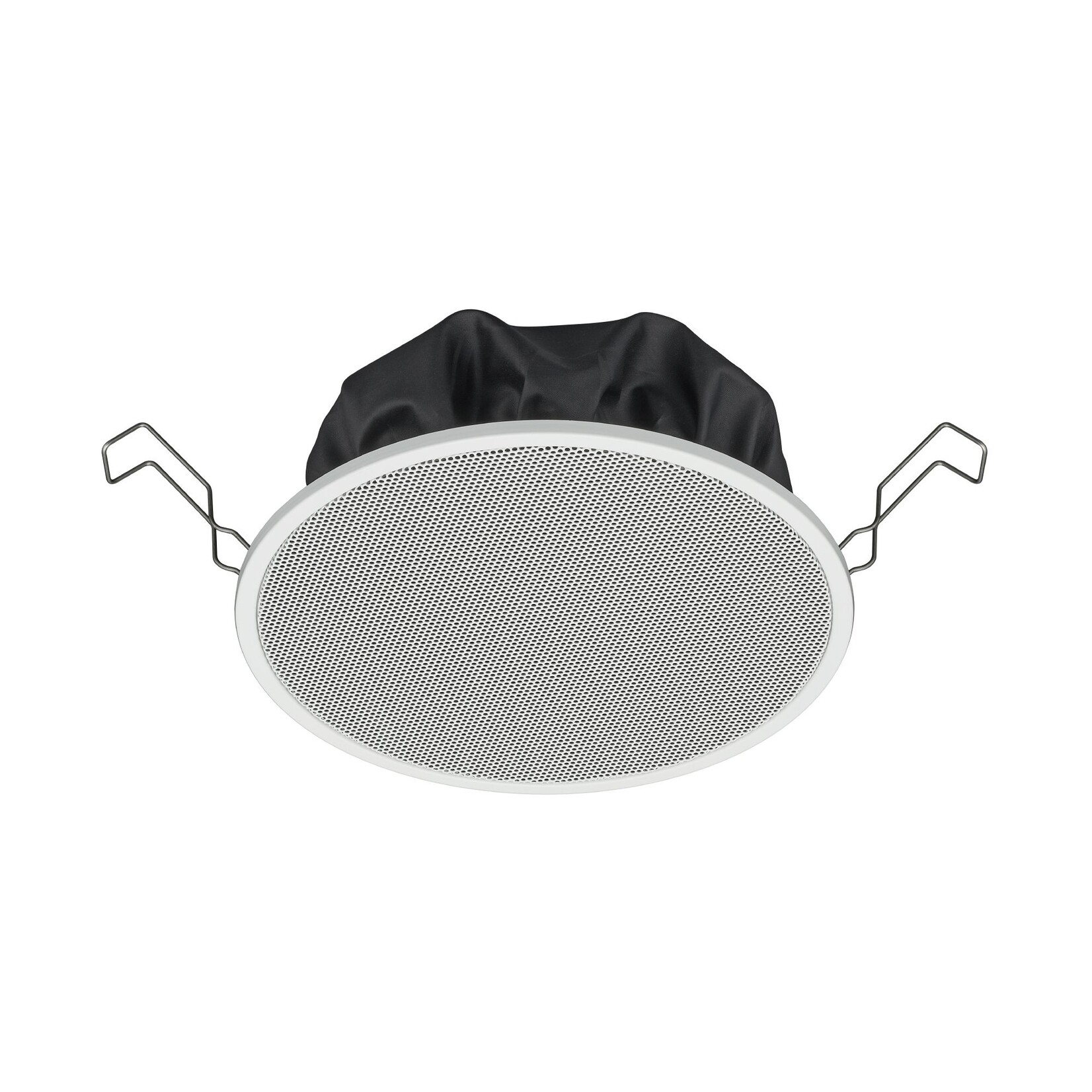TOA 15-23 Watt 8" witte 2-weg inbouwluidspreker (grille 28 cm.) met snelklem systeem en insteekklemmen