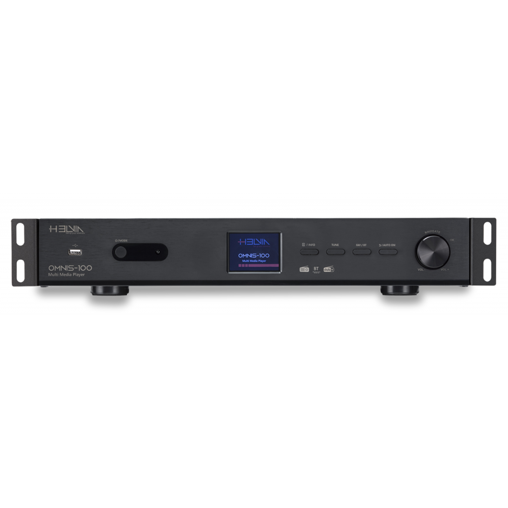 HELVIA Helvia Industriele internetradio OMNIS-100 - Internetradio/FM/DAB+/Spotify Connect/Bluetooth/USB