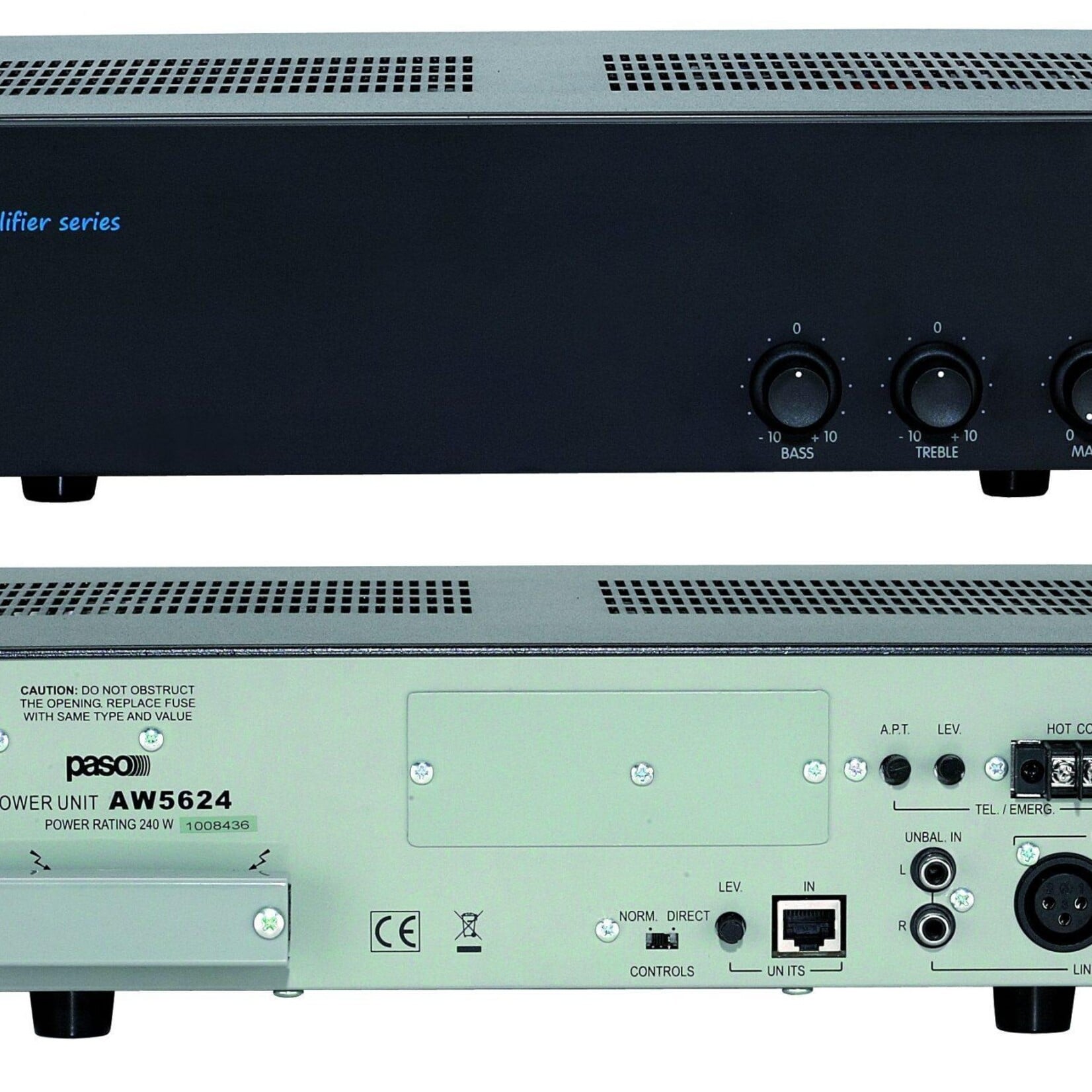 PASO eindversterker 240 Watt