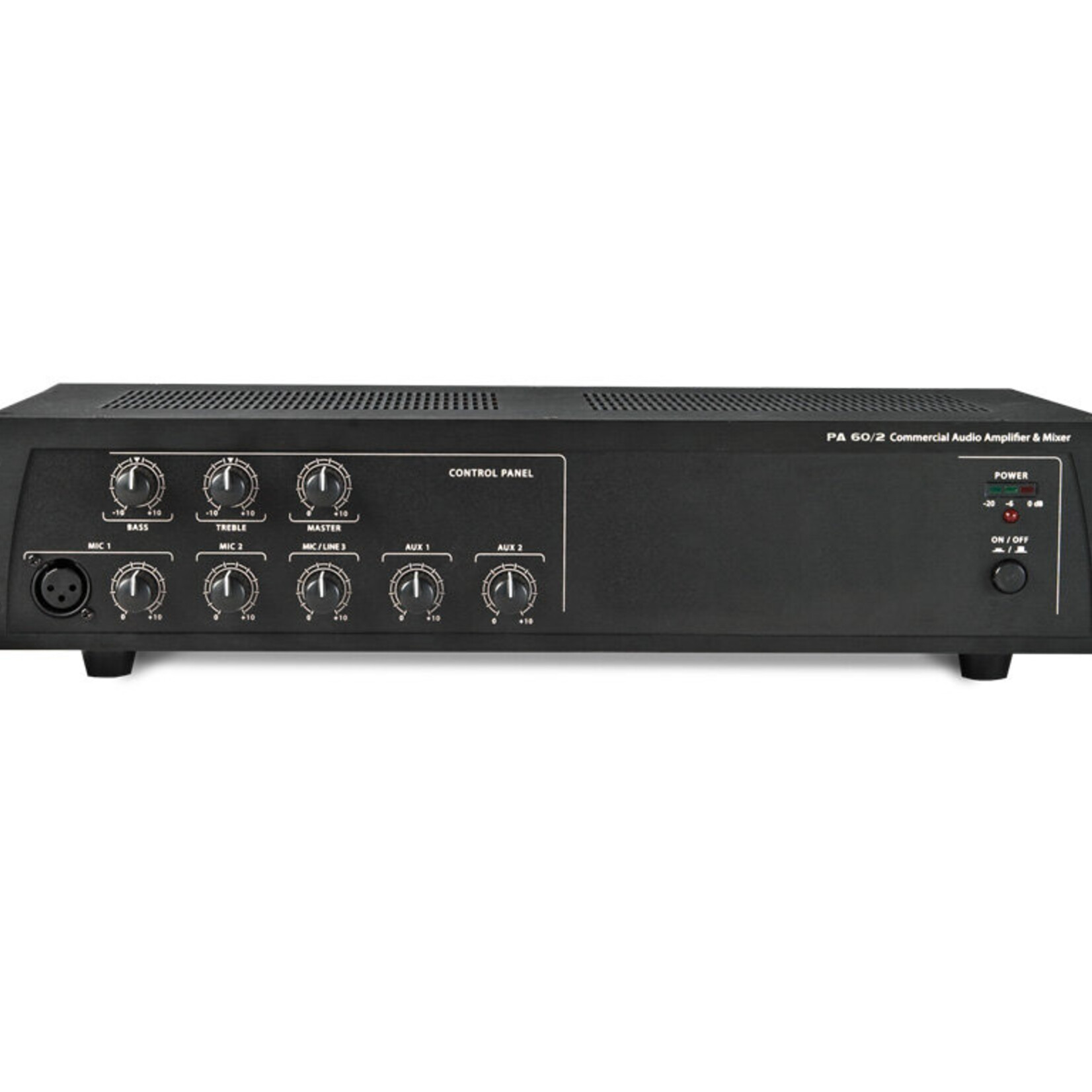 PA 60/2 (60W Mixer/Amplifier. 3 MIC. 1 LINE, 2 AUX. 1 TEL 100V)