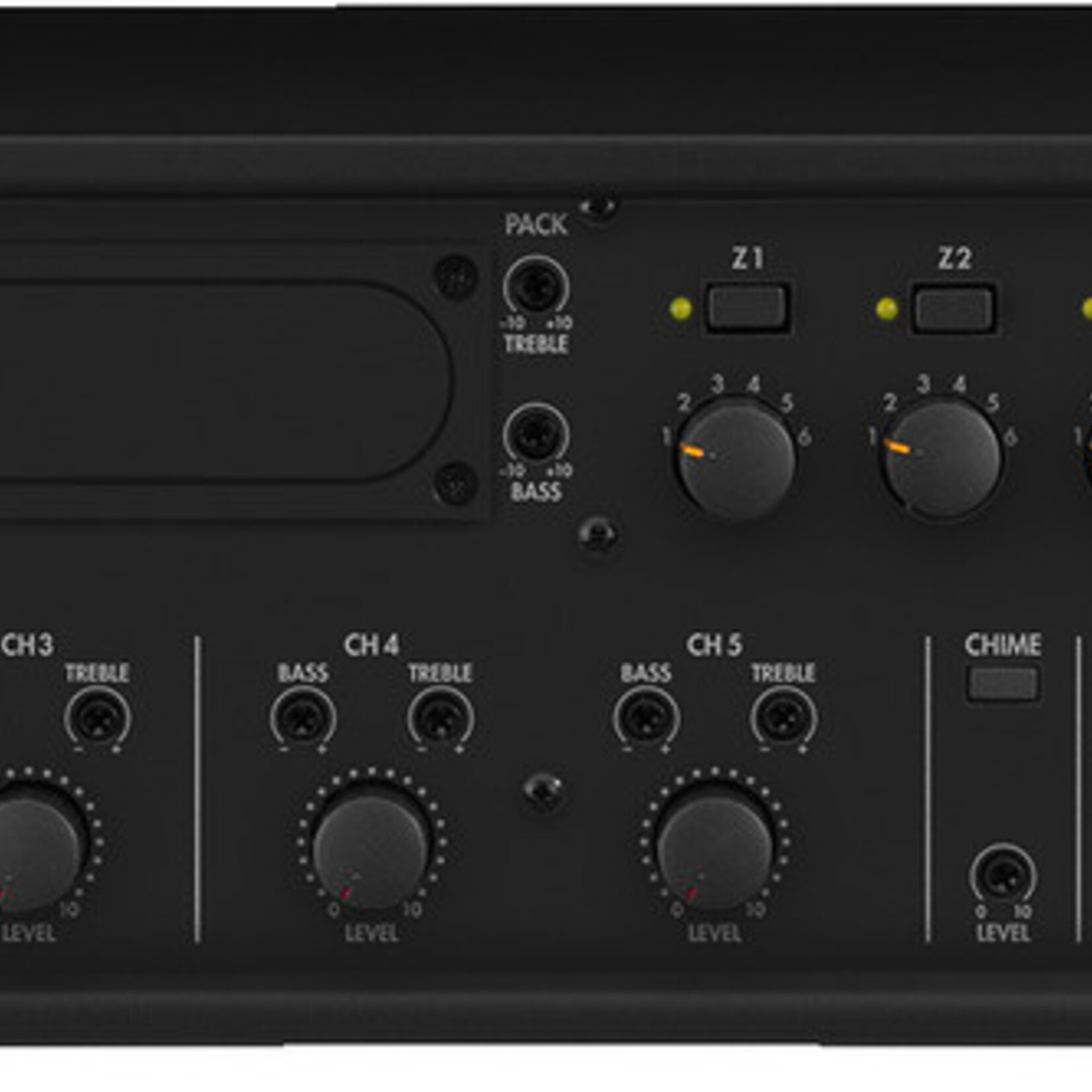 Monacor PA-1120 120W 5-zone ELA mengversterker