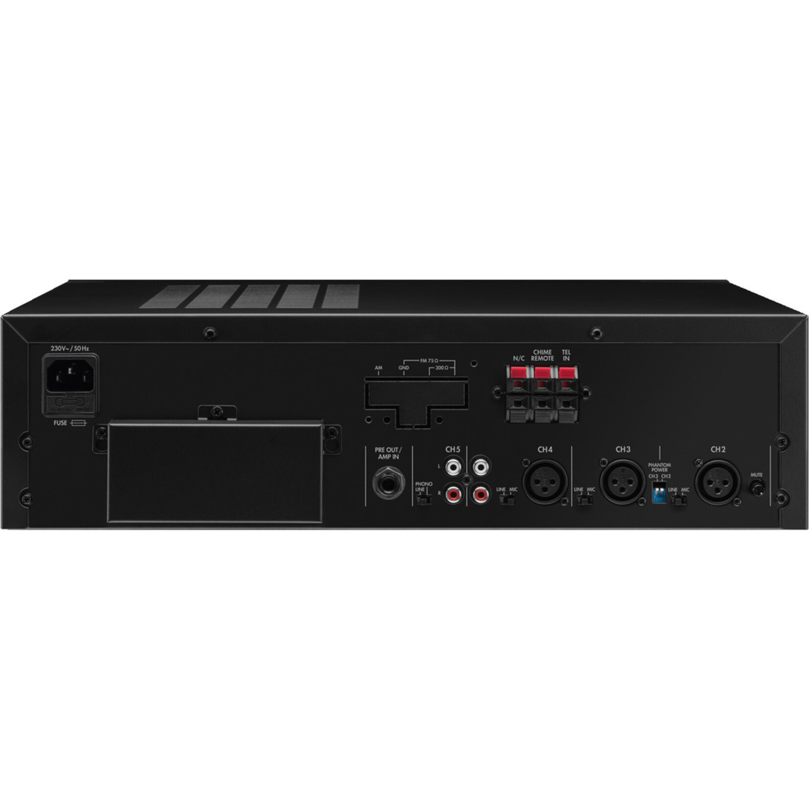 Monacor PA-1200 - 4-zone mono PA mixing amplifier, 120 W