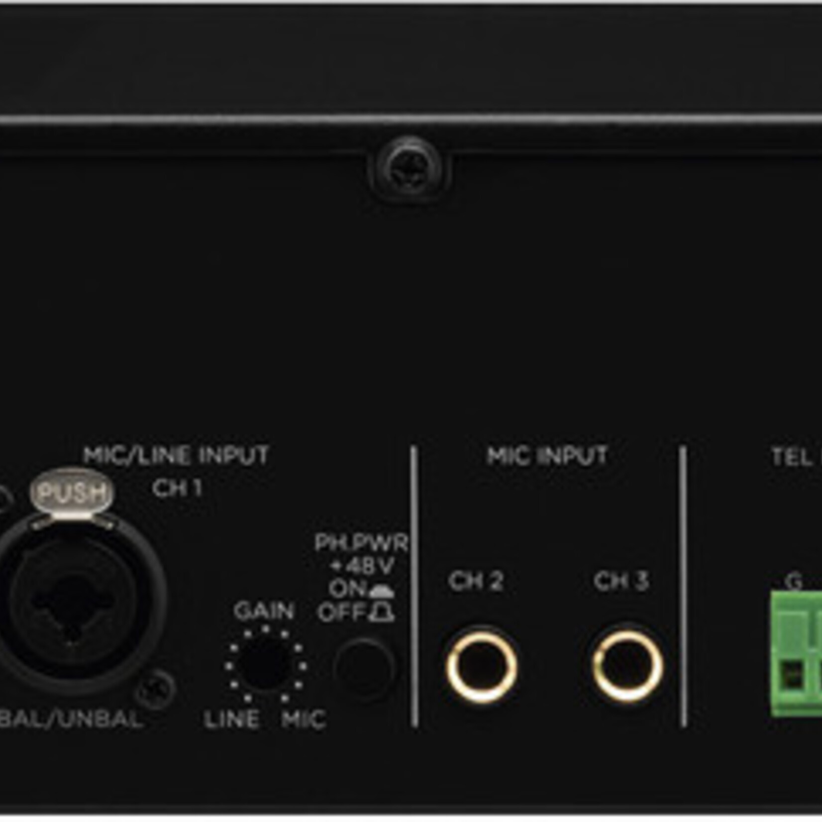 Monacor PA-312 - Mono PA mixing amplifier, 120 W