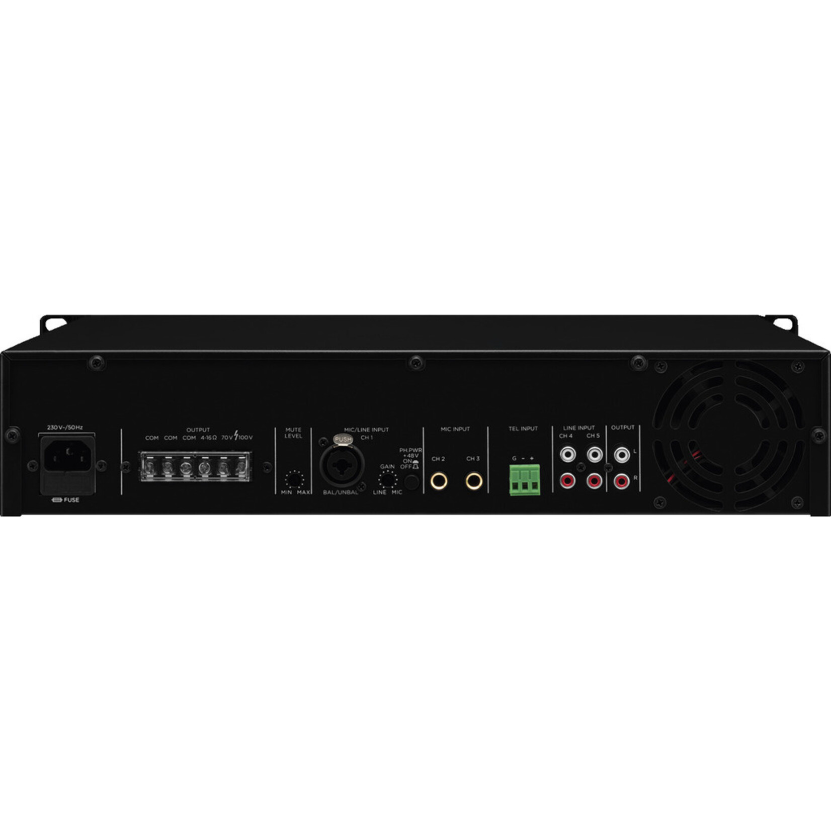 Monacor PA-324 - Mono PA mixing amplifier, 240 W