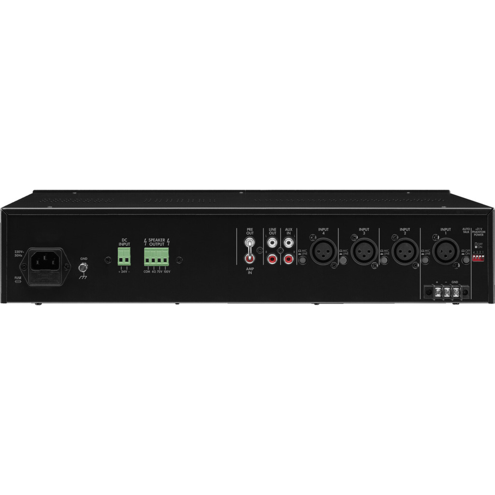 Monacor PA-900 - Mono PA mixing amplifier, 120 W