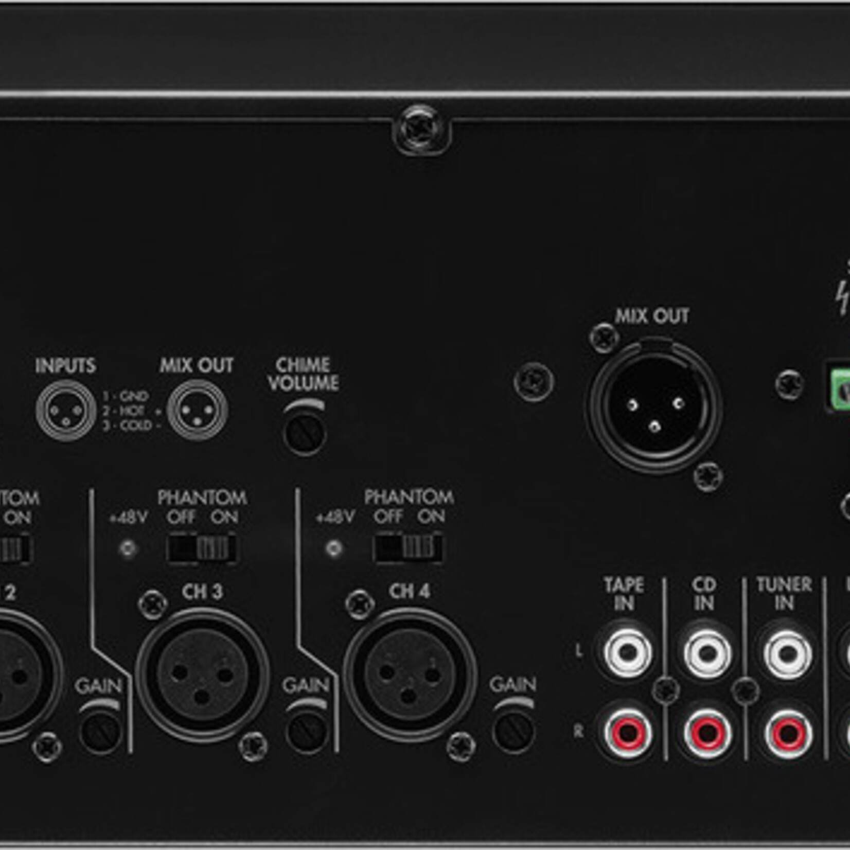 Monacor PA-948 - Mono PA mixing amplifier, 480 W