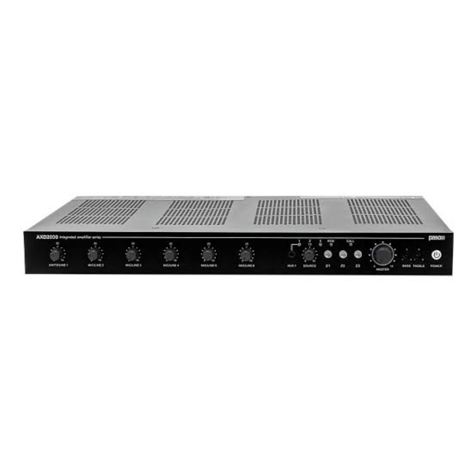 PASO PASO AXD2120 120W 3-zone mixer-versterker