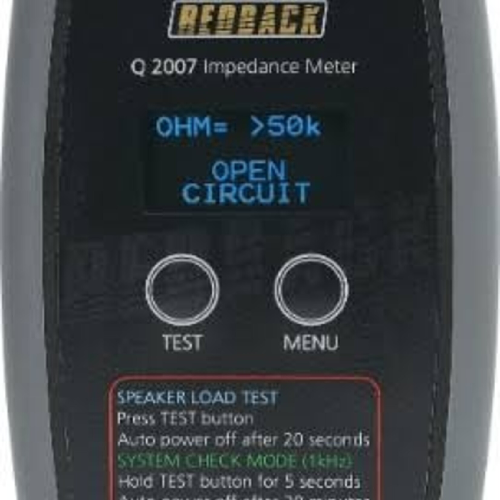 PASO IMP Redback Digitale Impedantiemeter
