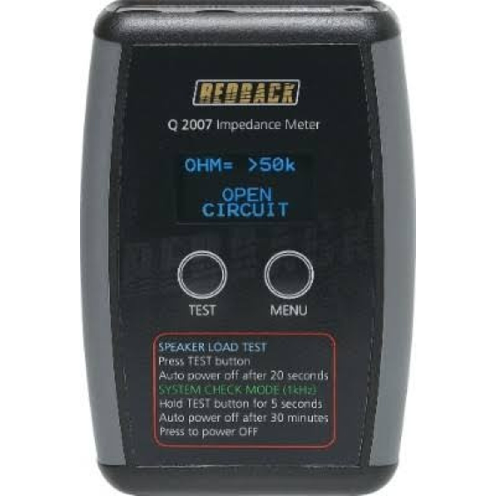 PASO IMP Redback Digitale Impedantiemeter