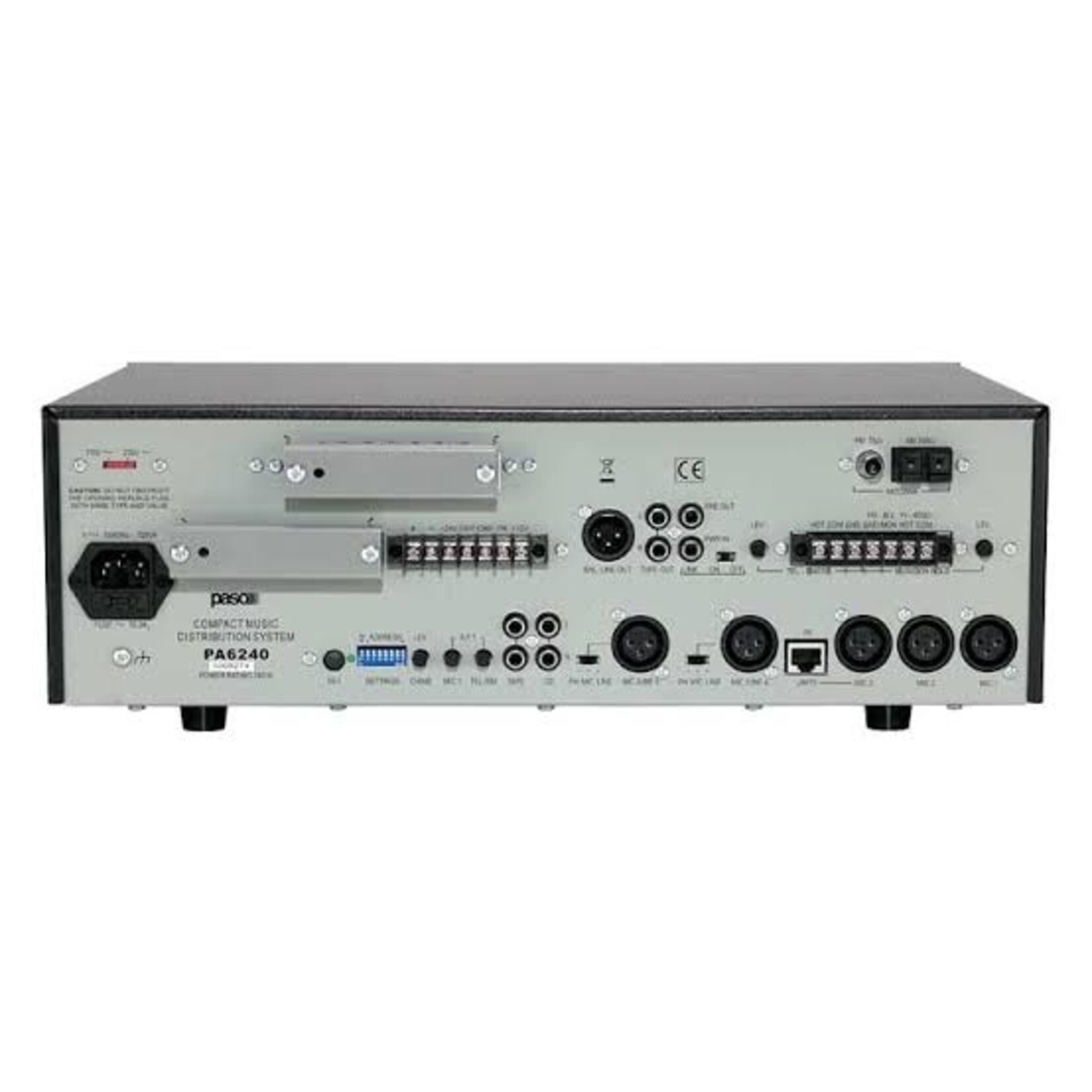 PASO PASO PA6240 240W 100V 6-zone versterker