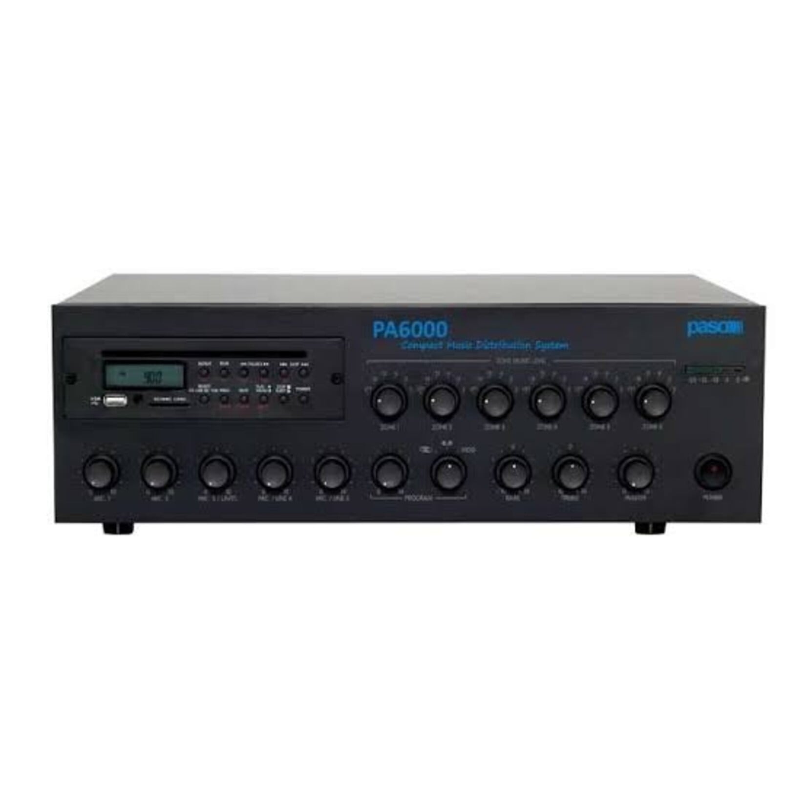 PASO PASO PA6120 120W 100V 6-zone versterker