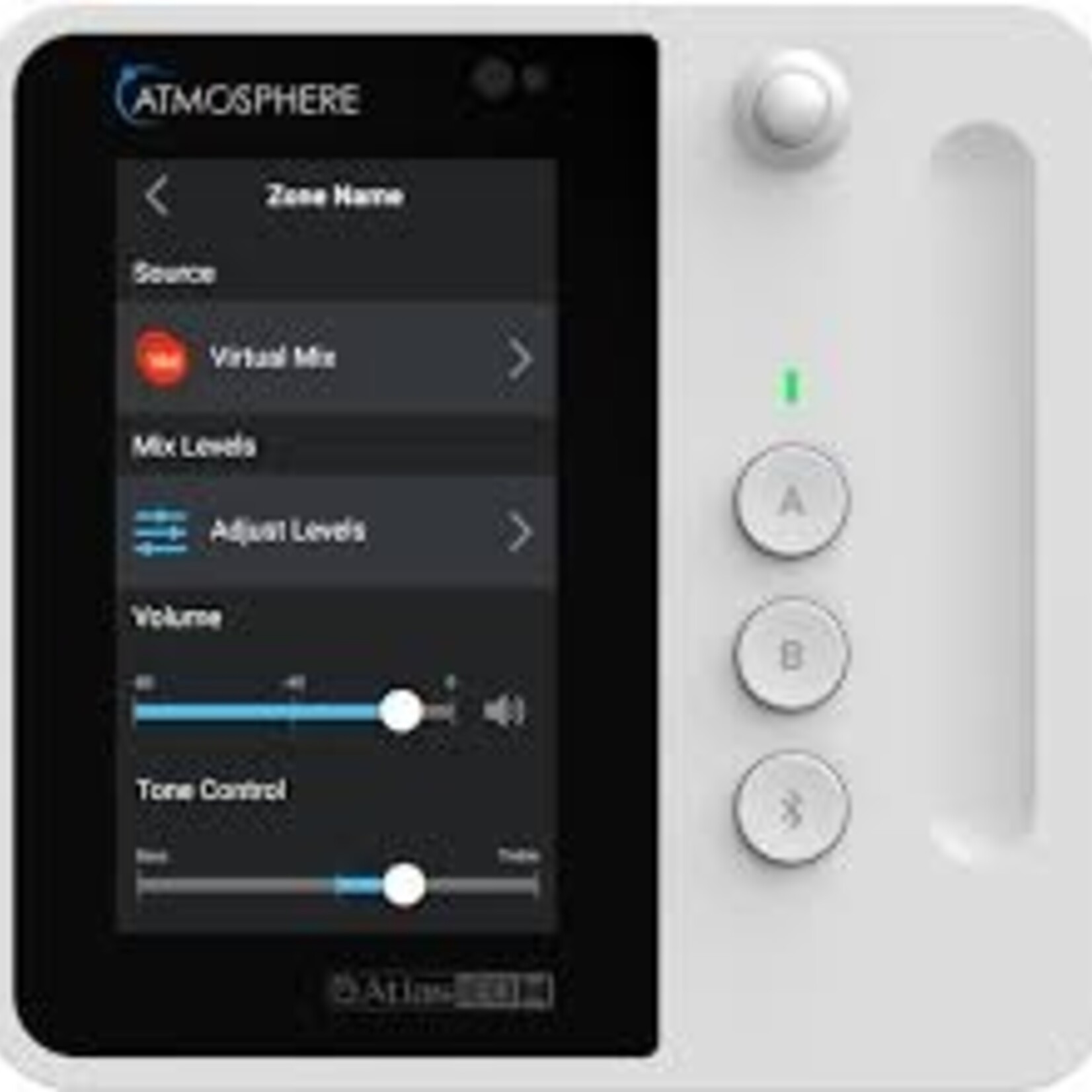 AtlasIED AtlasIED C-T4BT-W Atmosphere touchscreen wandcontroller met Bluetooth