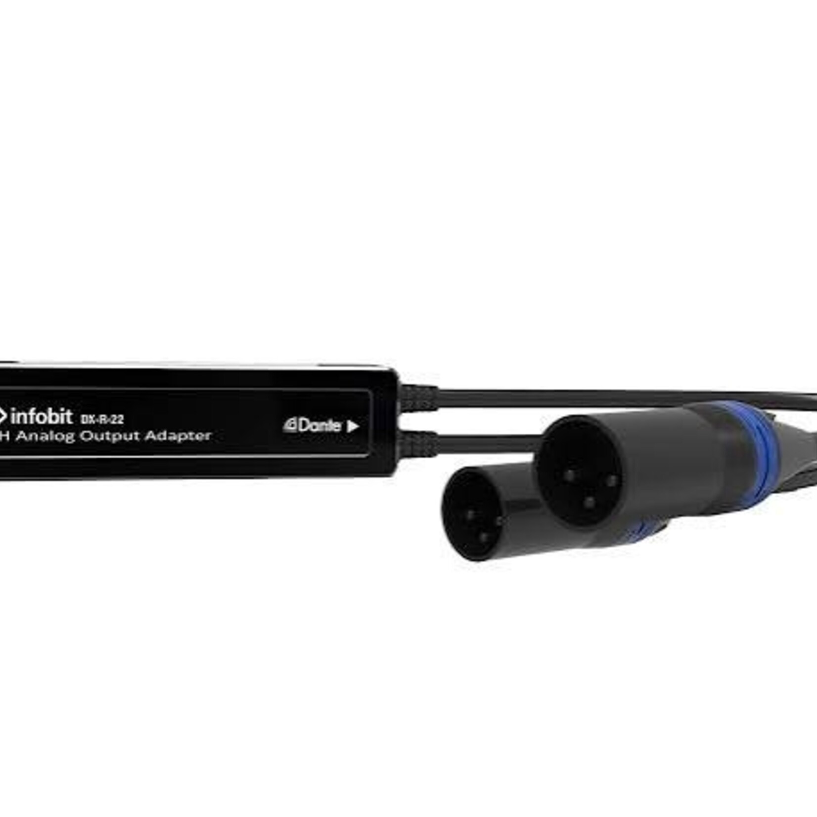 Infobit InfoBIT iTrans DX-R-22 Dante naar XLR audio receiver