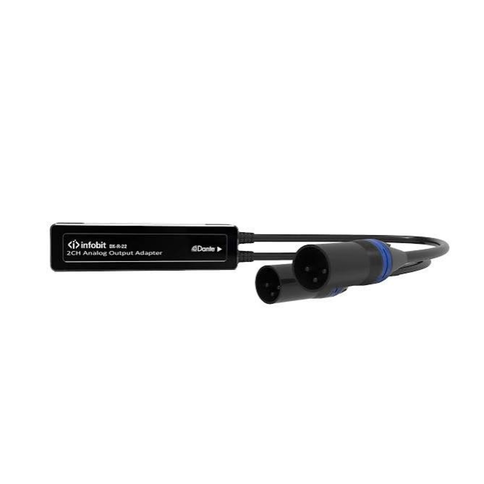 Infobit InfoBIT iTrans DX-R-22 Dante naar XLR audio receiver