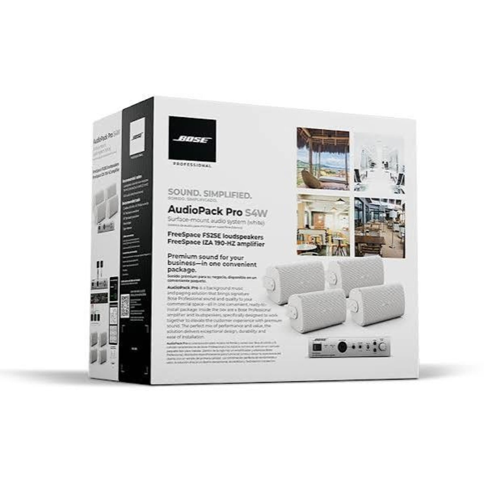 BOSE Professional Bose Professional AudioPack Pro S4W 100V geluidssysteem wit