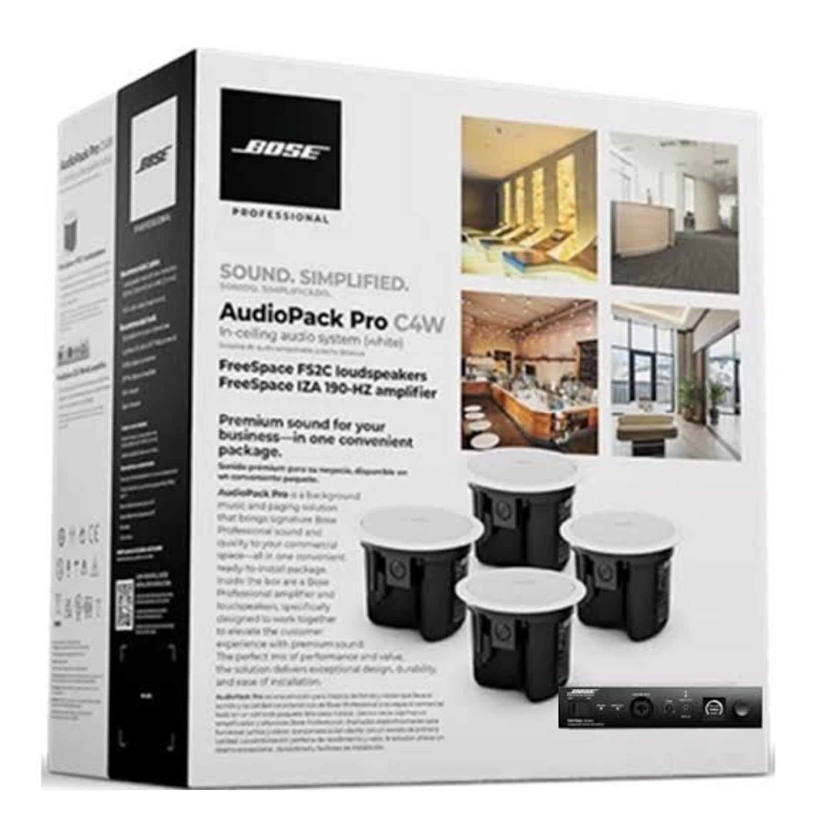 BOSE Professional Bose Professional AudioPack Pro C4W wit geluidssysteem