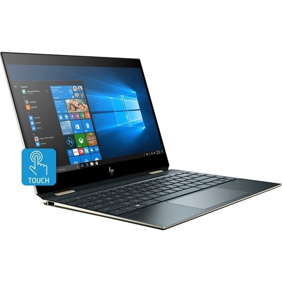HP NBR 15.6" FHD PC i7-8750H 8G 256G SSD W10 NL-F TS Spectre x360 15-df0023nb / Donker Grijs-Goud / 4Gb