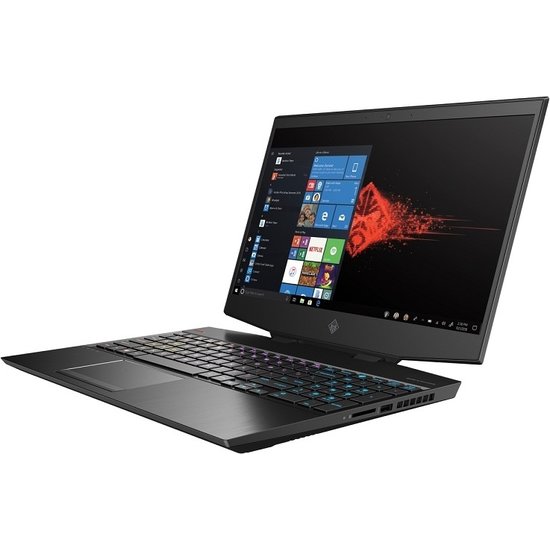 HP NBR 15.6" FHD PC i7-9750H 16G 1T 512G SSD W10 NL-F Omen 15-dh0061nb / Zwart / Ontsp / 6Gb