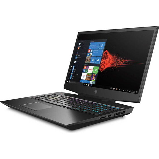 HP NBR 17.3" FHD PC i7-9750H 16G 512G SSD W10 NL-F Omen 17-cb0009nb / Zwart / Ontsp / 6Gb