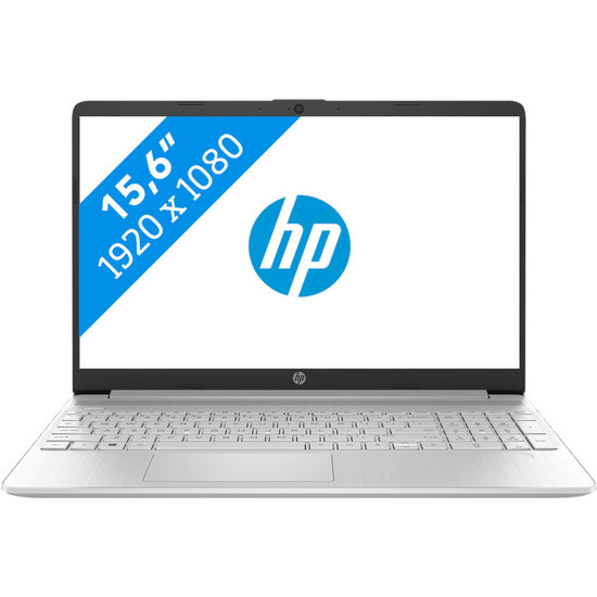 HP NBR 15.6" FHD PC i5-1035G1 8G 512G SSD W10 NL-F 15s-fq1023nb / Zilver / Ontsp / GMA