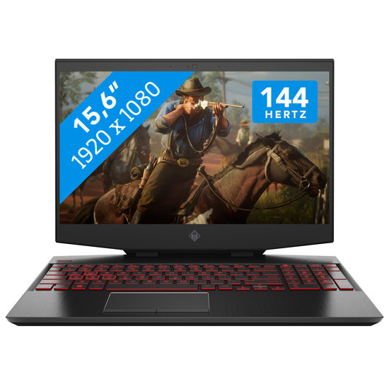 HP NBR 15.6" FHD PC i7-10750H 16G 1T SSD W10 NL-F Omen 15-dh1092nb / Zwart / Ontsp / 6Gb