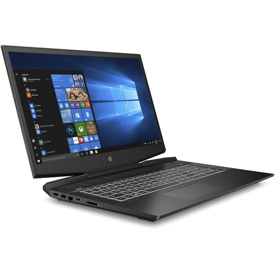 HP NBR 17.3" FHD PC i7-10750H 16G 1T SSD W10 NL-F 17-cd1035nb / Zwart / Ontsp / 6Gb