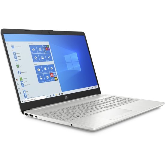 HP NBR 15.6" FHD PC i5-10210U 8G 512G SSD W10 NL-F 15-dw1052nb / Zilver / Ontsp / GMA