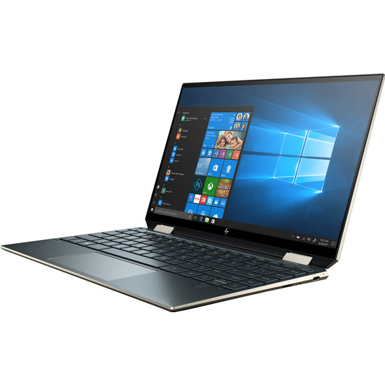HP NBR 13.3" UHD PC i7-1065G7 16G 1T SSD W10 NL-F TS Spectre x360 13-aw0123nb / 4K / Blauw / AMOLED Ontsp / GMA