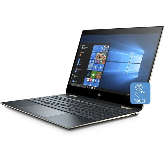 HP NBR 15.6" UHD PC i7-10750H 16G 1T SSD W10 NL-F TS Spectre x360 15-eb0041nb / 4K / Blauw / Ontsp / 4Gb