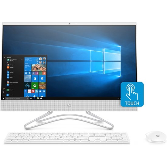 HP DTR 23.8" FHD HP 24-f0310nd i3-9100T 8G 1T 128Gb SSD W10 NL / Wit / Ontsp / GMA