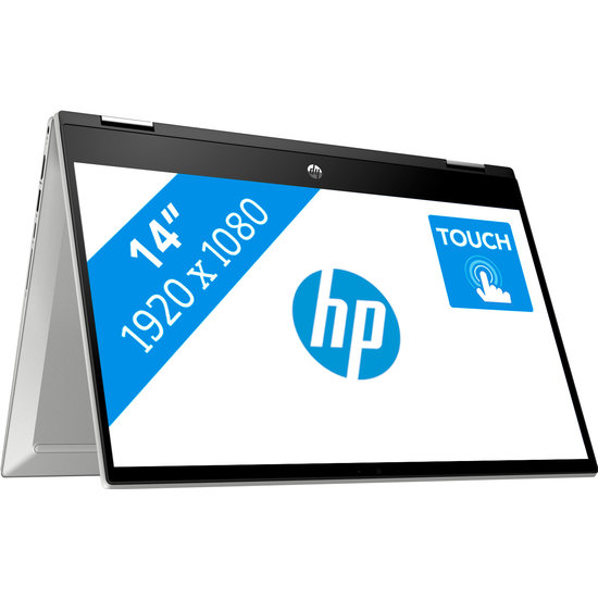 HP NBR 14.0" FHD PC i7-1165G7 8G 512G SSD W10 NL-F TS x360 14-dw1008nb / Zilver / GMA
