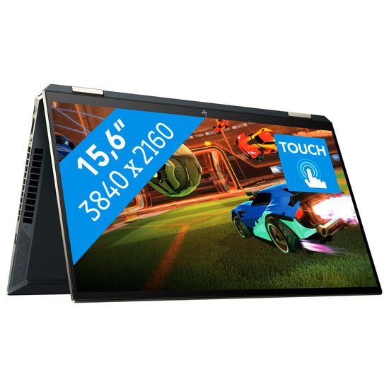 HP NBR 15.6" UHD PC i7-1165G7 16G 1T SSD 32G OP W10 NL-F TS Spectre x360 15-eb1999nb / 4K / Blauw / Ontsp / GMA