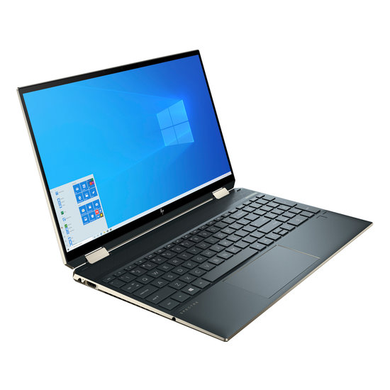 HP NBR 15.6" UHD PC i7-1165G7 16G 1T SSD W10 NL-F TS Spectre x360 15-eb1002nb / 4K / Blauw / Ontsp / GMA