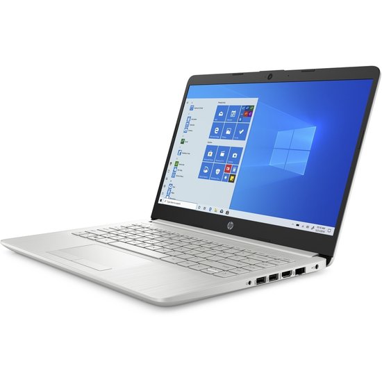 HP NBR 14.0" FHD PC i5-1035G1 16G 512G SSD W10 NL-F 14-cf3022nb / Zilver / Ontsp / GMA