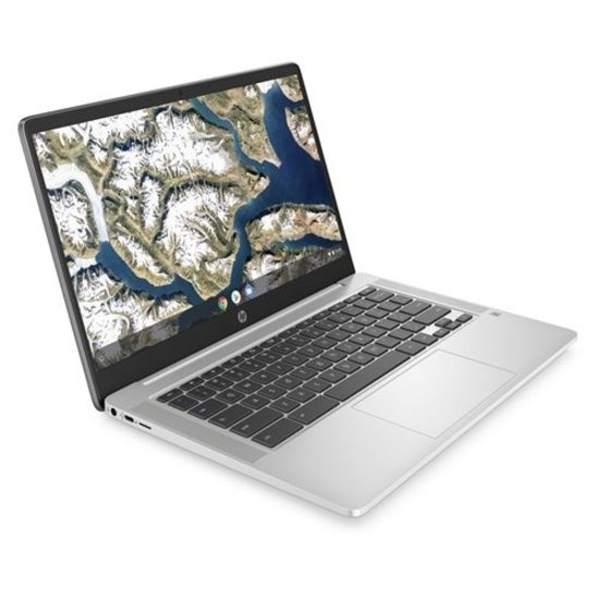 HP NBR 14.0" HD Cel N4020 8G 128G eMMC Chrome NL-F 14a-na0043nb / Zilver / Ontsp / GMA