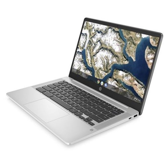 HP NBR 14.0" HD Cel N4020 8G 128G eMMC Chrome NL-F 14a-na0043nb / Zilver / Ontsp / GMA