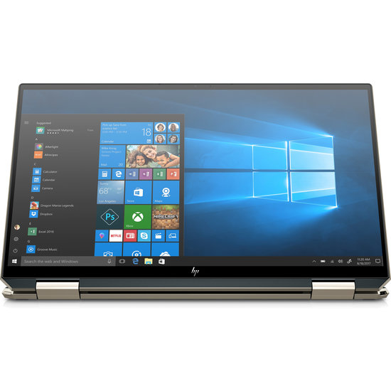 HP NBR 13.3" UHD PC i7-1165G7 16G 2T SSD W10 NL-F TS Spectre x360 13-aw2008nb / 4K / Blauw / OLED Ontsp / GMA