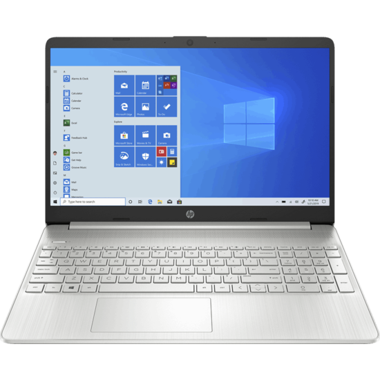 HP NBR 15.6" FHD AMD Ryzen 5 5500U 8G 512G SSD W10 NL-F 15s-eq2028nb / Zilver / Ontsp / AMD