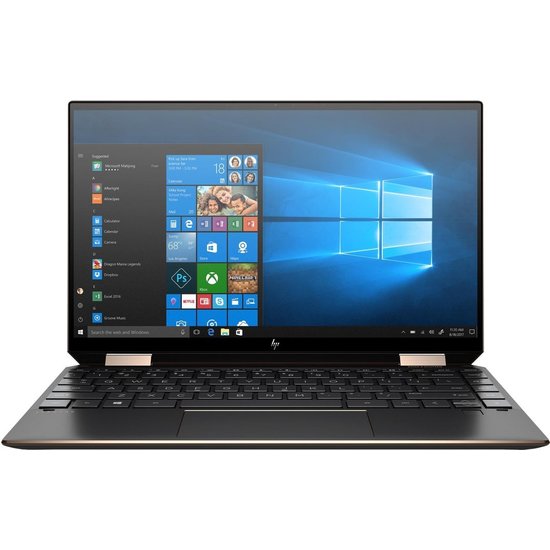 HP NBR 13.3" UHD PC i7-1165G7 16G 1T SSD 32G OP W10 NL-F TS Spectre x360 13-aw2996nb / 4K / Zwart / OLED Ontsp / GMA