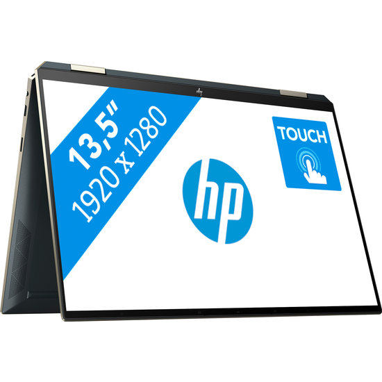 HP NBR 13.5" WUXGA+ PC i7-1165G7 16G 512G SSD W10 NL-F TS Spectre x360 14-ea0023nb / Blauw / Ontsp / GMA